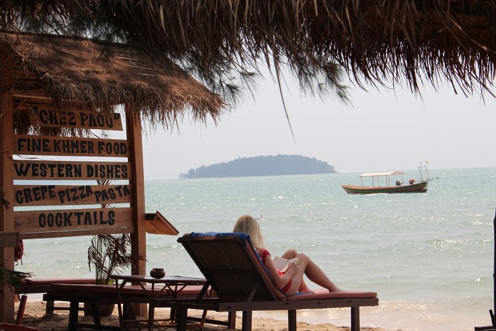 Chez Paou Hotel Sihanoukville Bagian luar foto